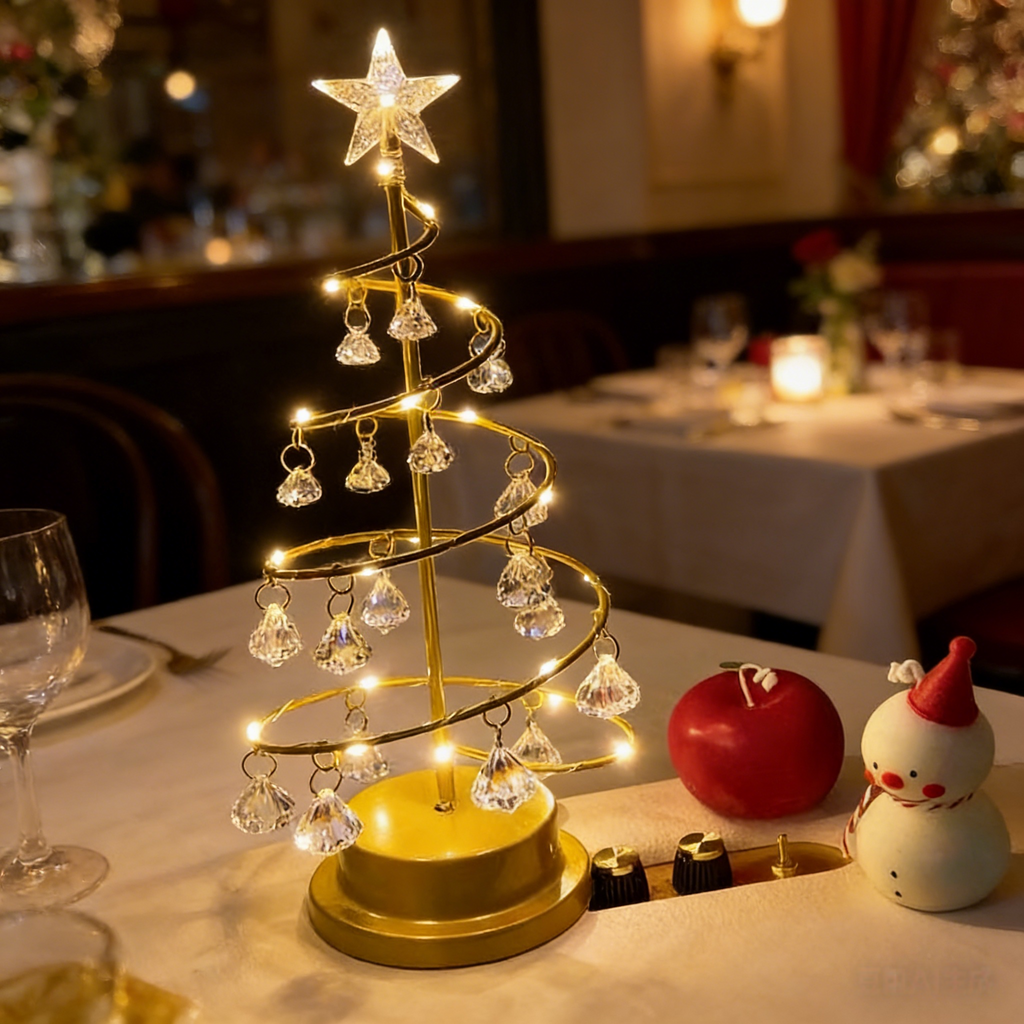 Crystal tree lamp, popular night light