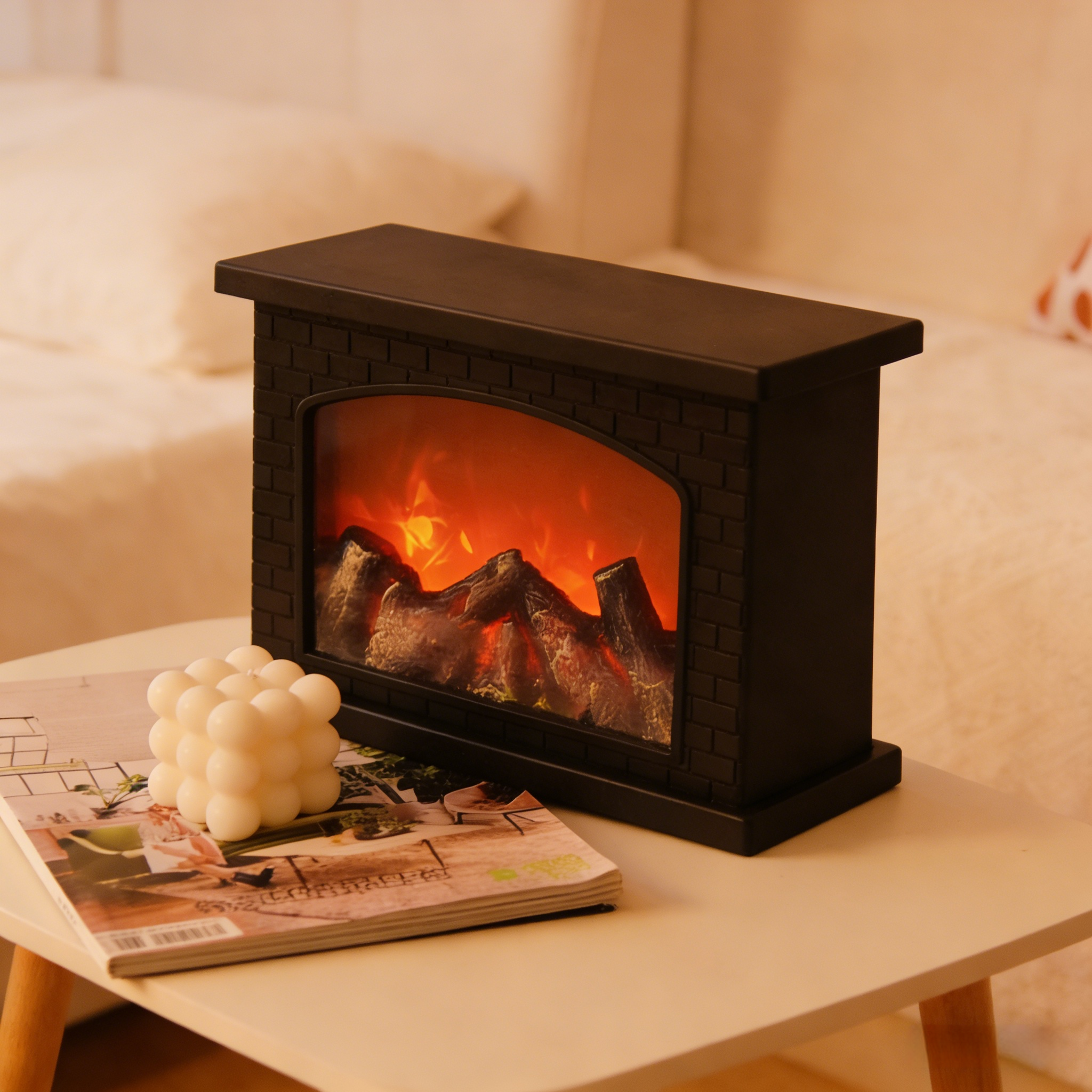 LED Simulated Flame Night Light