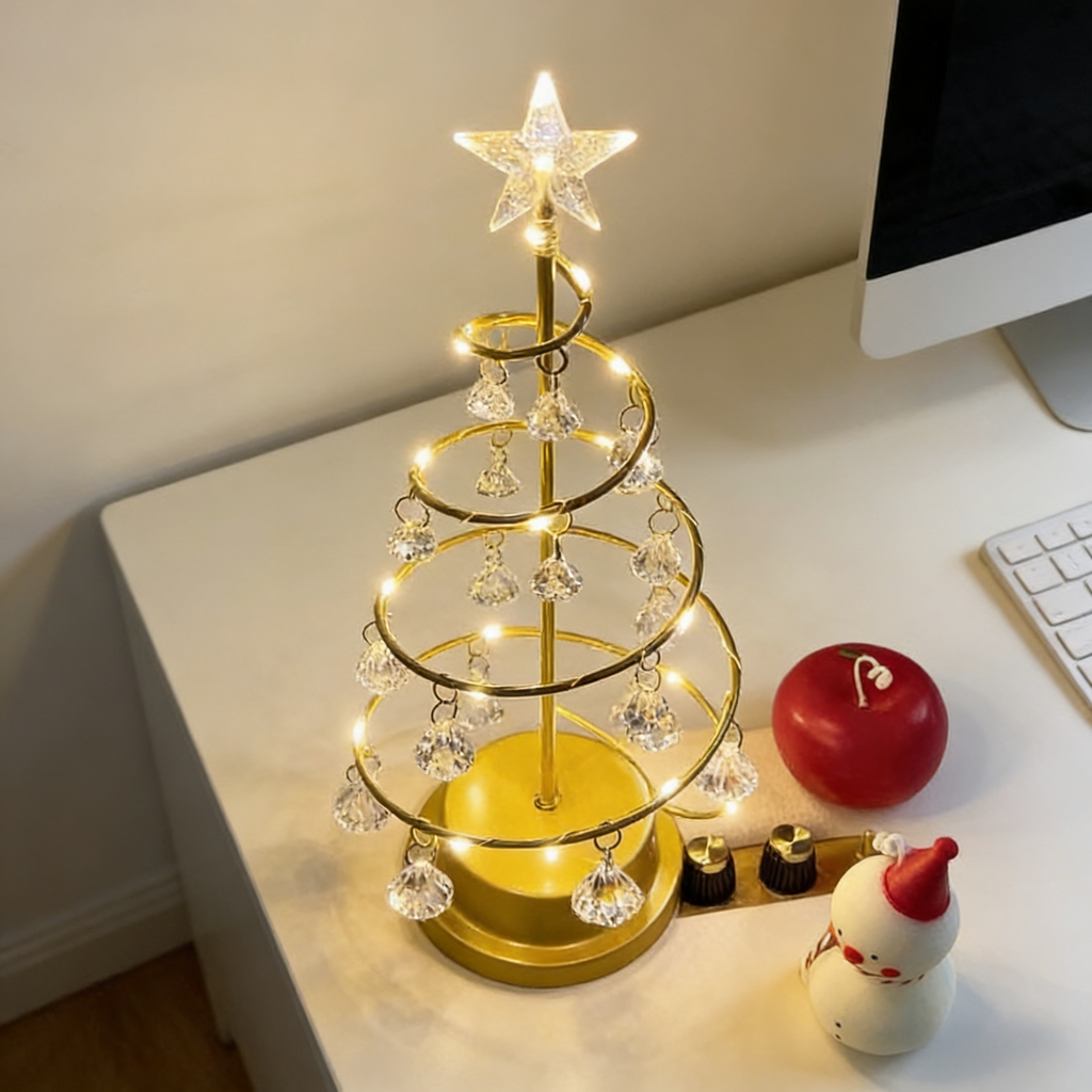 Crystal tree lamp, popular night light